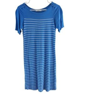 Dalia Women's Blue Viscose Attached Lining Dress Size 5  B33